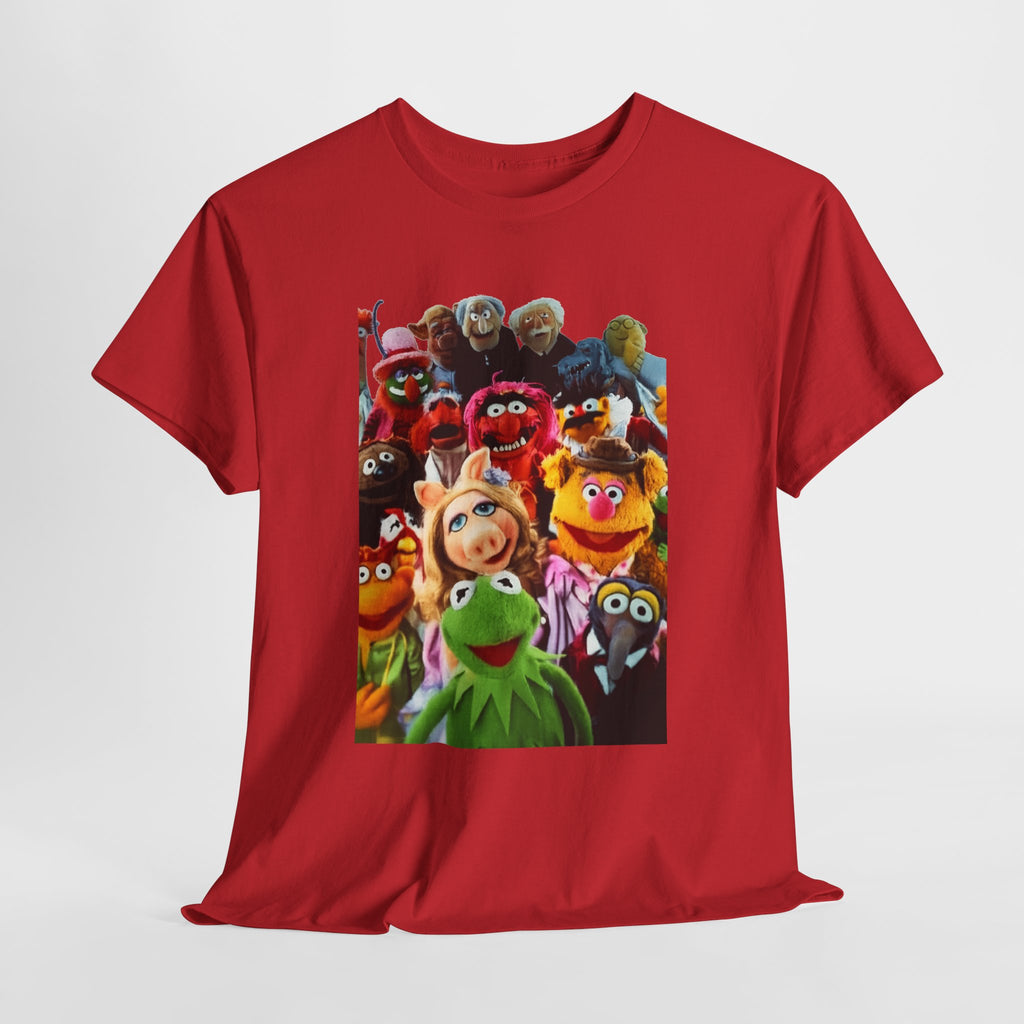Muppets Puppet Ensemble Graphic Tee — Fun Family Cartoon Shirt