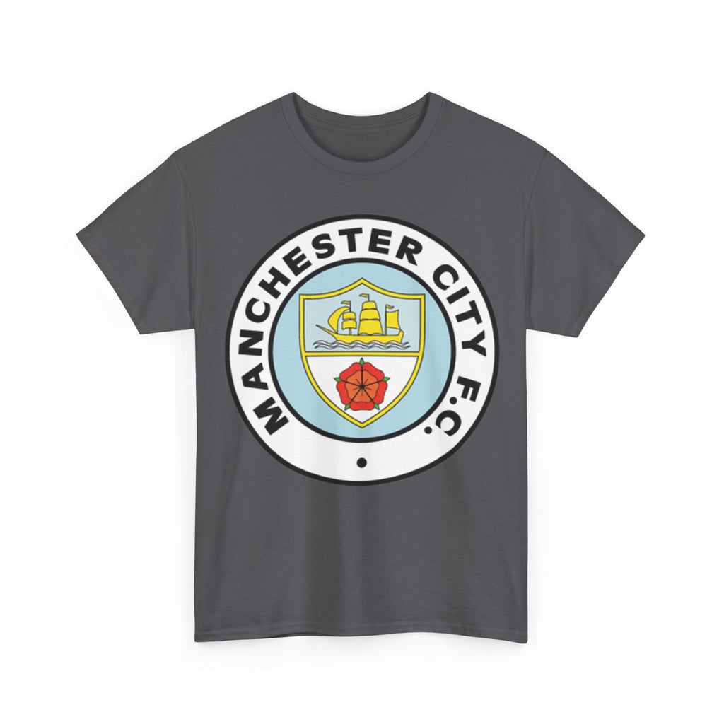 Manchester City F.C. Retro Crest T-Shirt – Retro Football Fan Tee