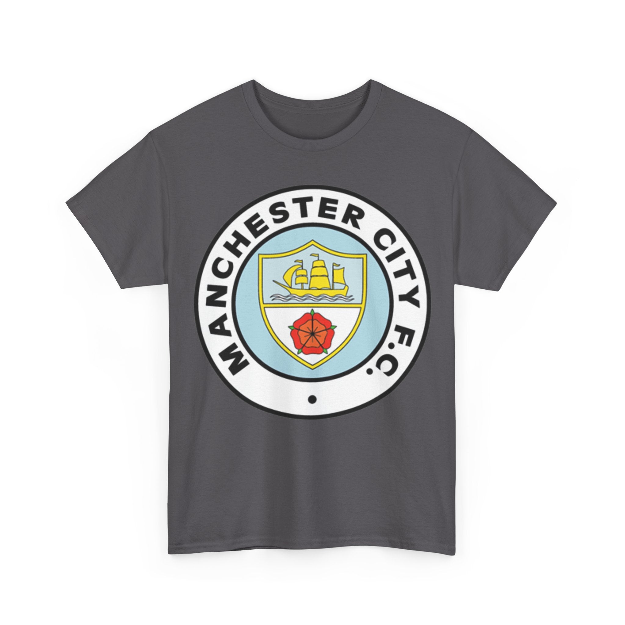 Manchester City F.C. Retro Crest T-Shirt – Retro Football Fan Tee