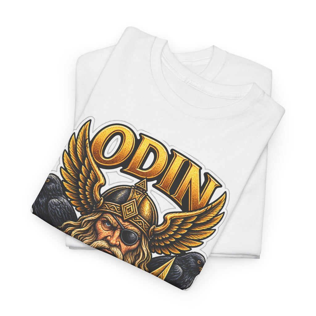 Odin Viking Cotton T-Shirt — Norse God Graphic Tee