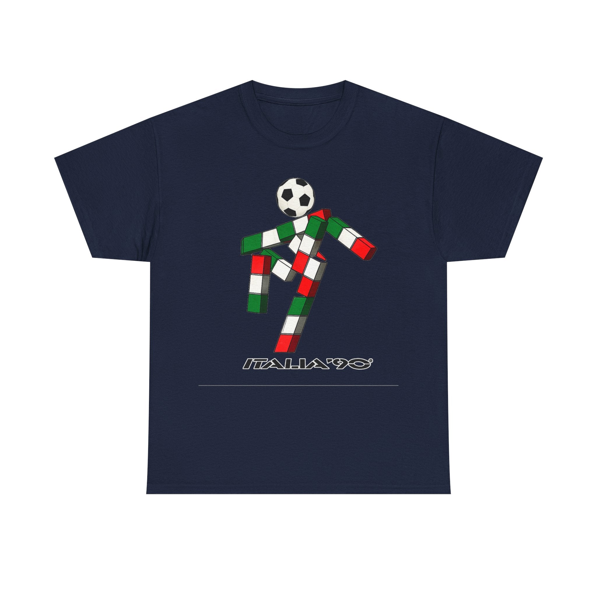 Italia '90 Soccer T‑Shirt — Retro Italian Football World Cup Tee