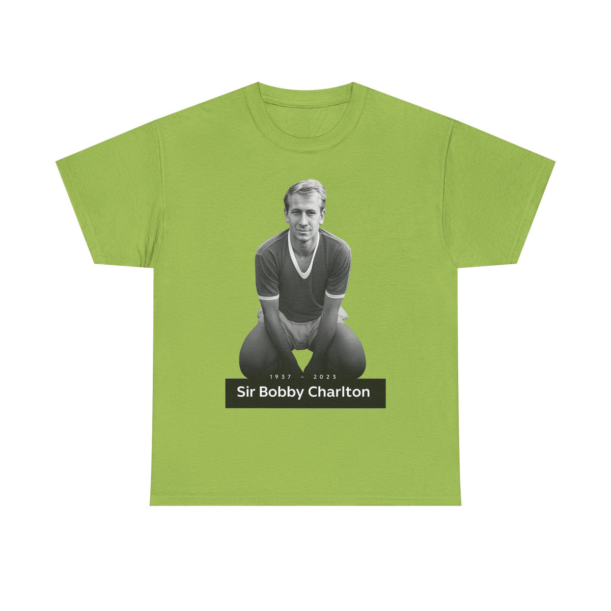 Sir Bobby Charlton Football Legend Cotton T‑Shirt