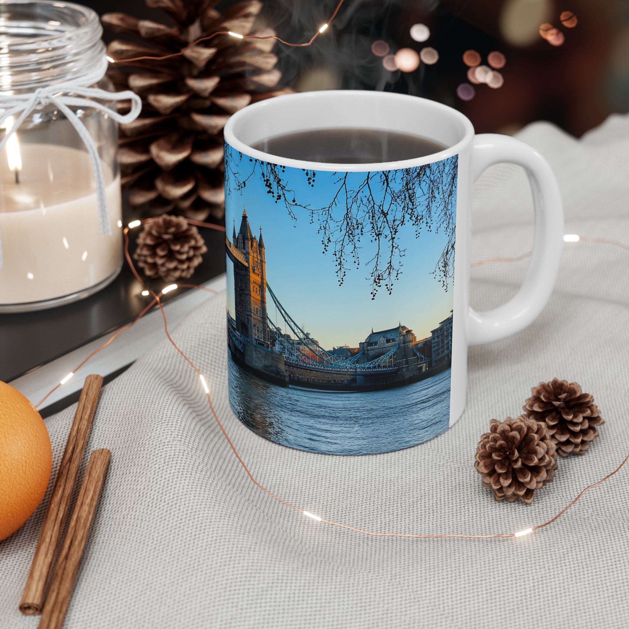 Tower Bridge London Photo Mug — Ceramic Coffee Cup 11oz/15oz