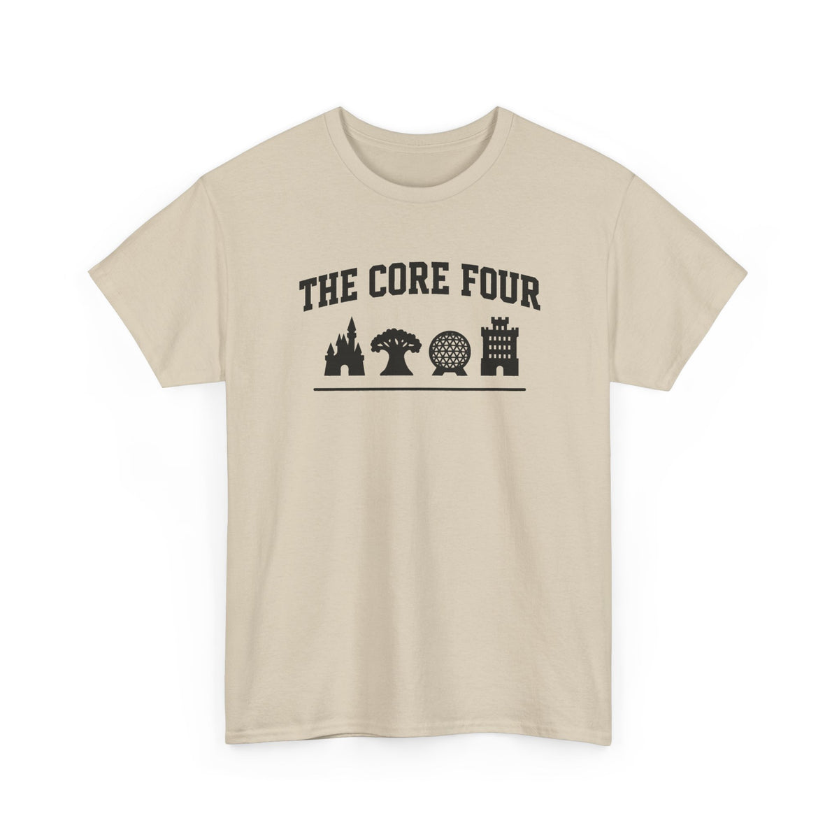 The Core Four Walt Disney World Unisex Heavy Cotton Tee