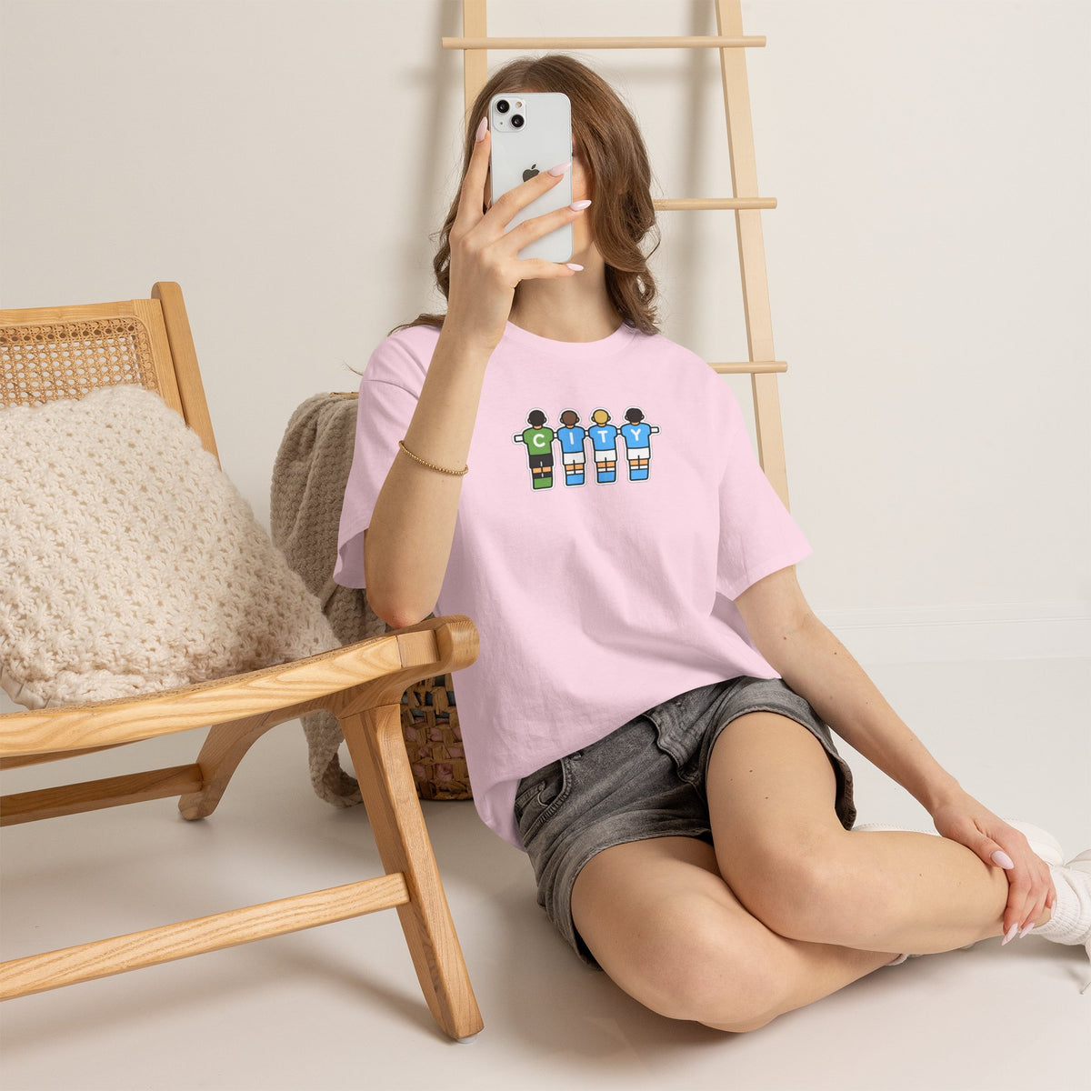 City Soccer Team Tee — Retro Foosball Players Graphic T-Shirt