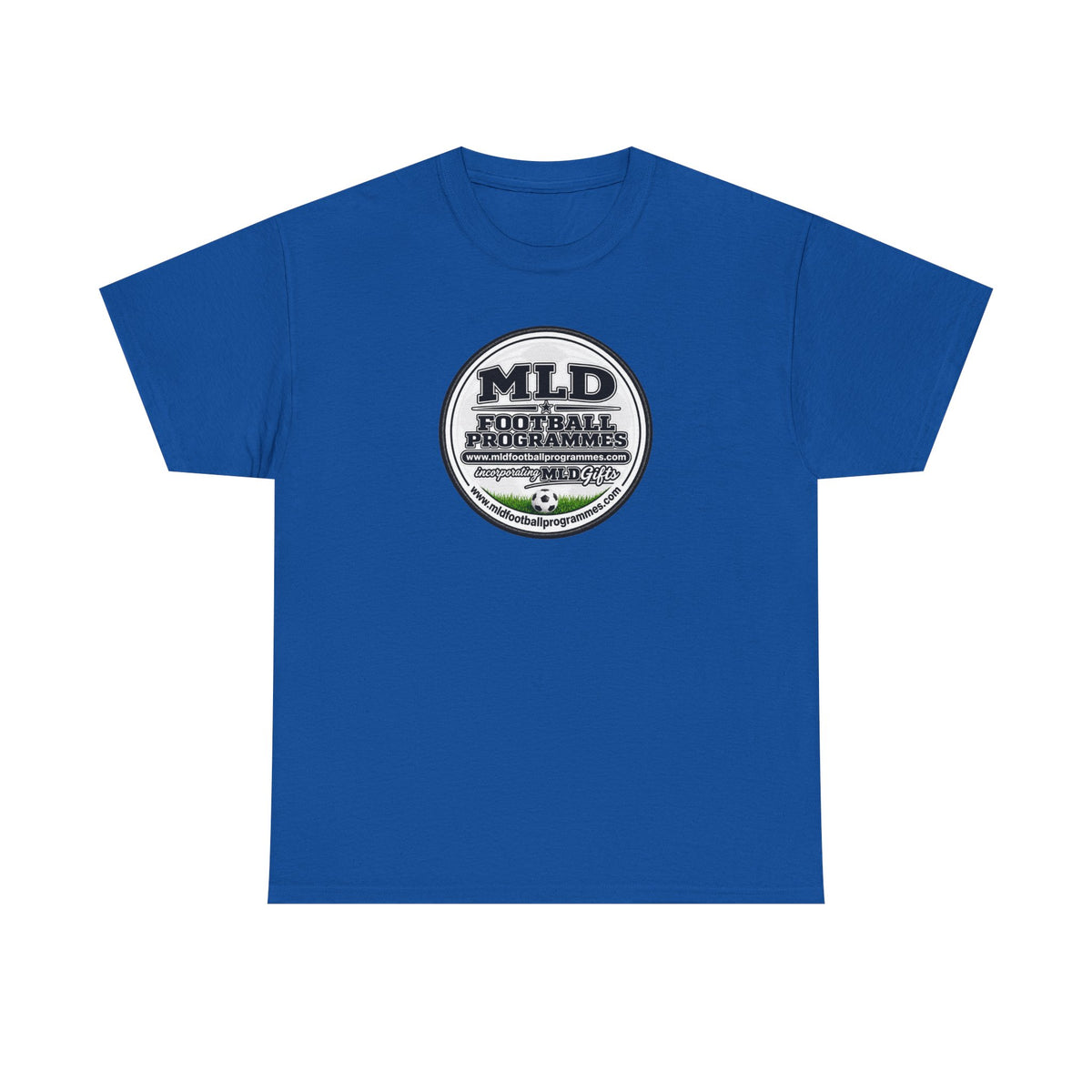 MLD Football Programmes Vintage Logo Cotton T-Shirt