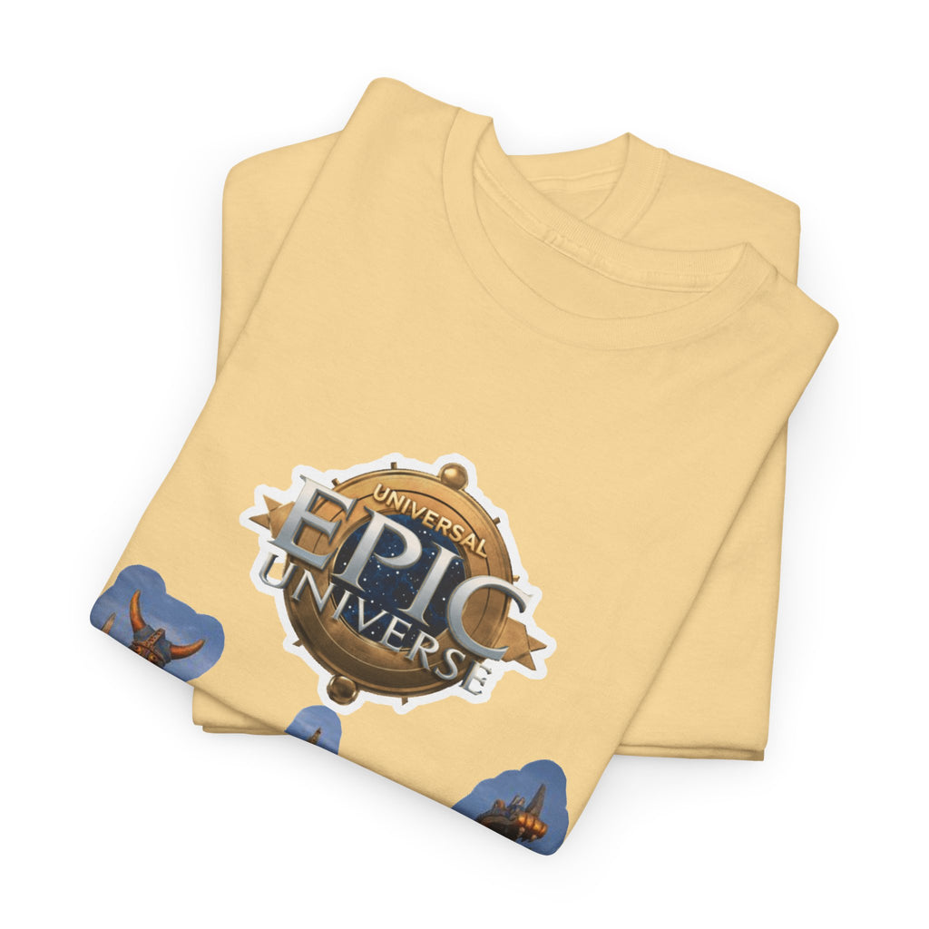 Epic Universe Theme Park T‑Shirt — Iconic Entrance Graphic Tee