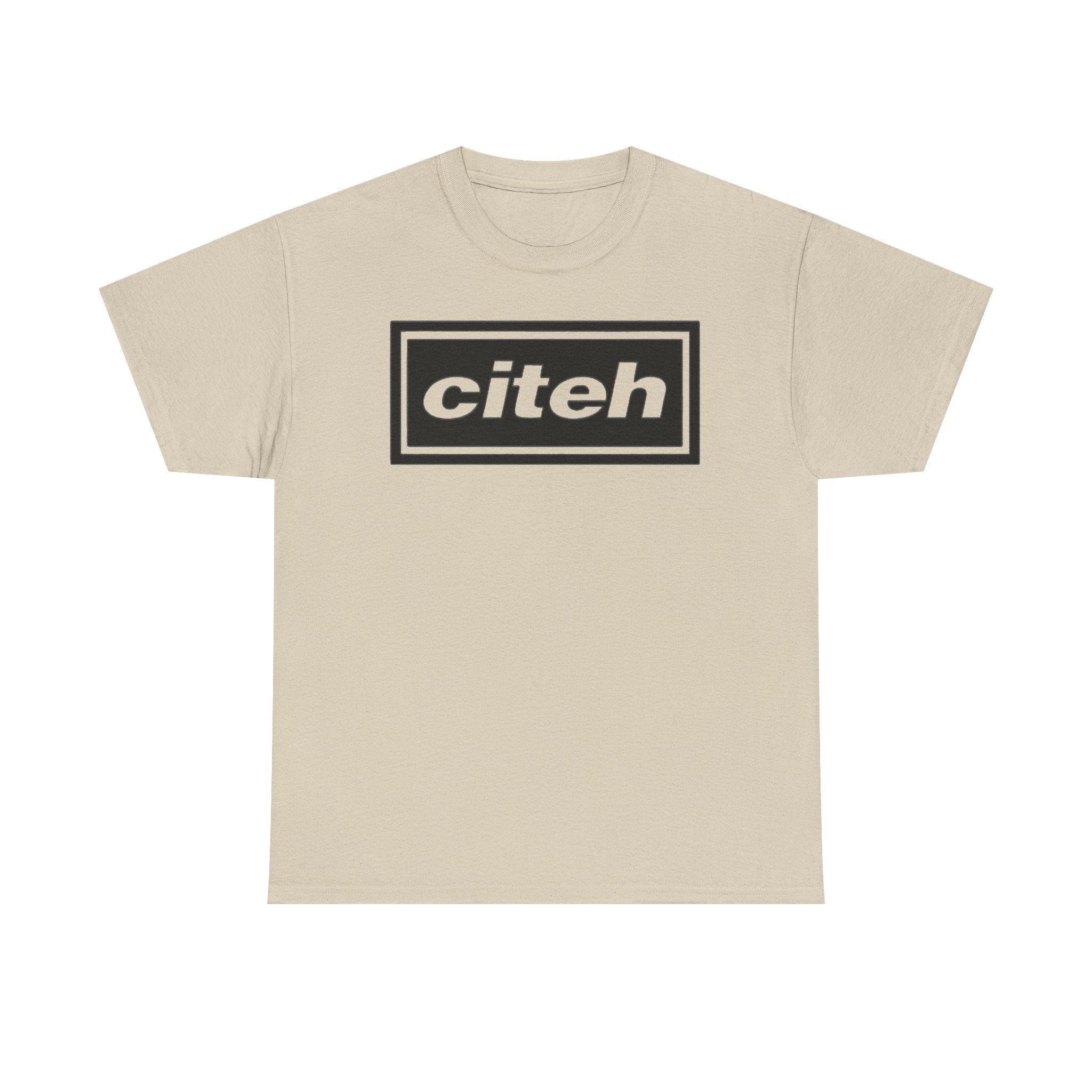 Manchester City Citeh Logo Tee — Minimalist Black Box Graphic T-Shirt