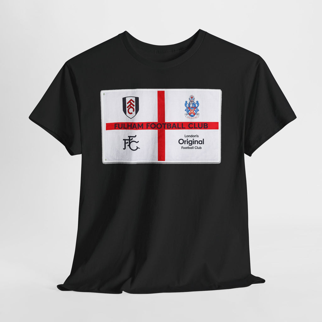Fulham Football Club Crest Tee — St George’s Cross Football Shirt
