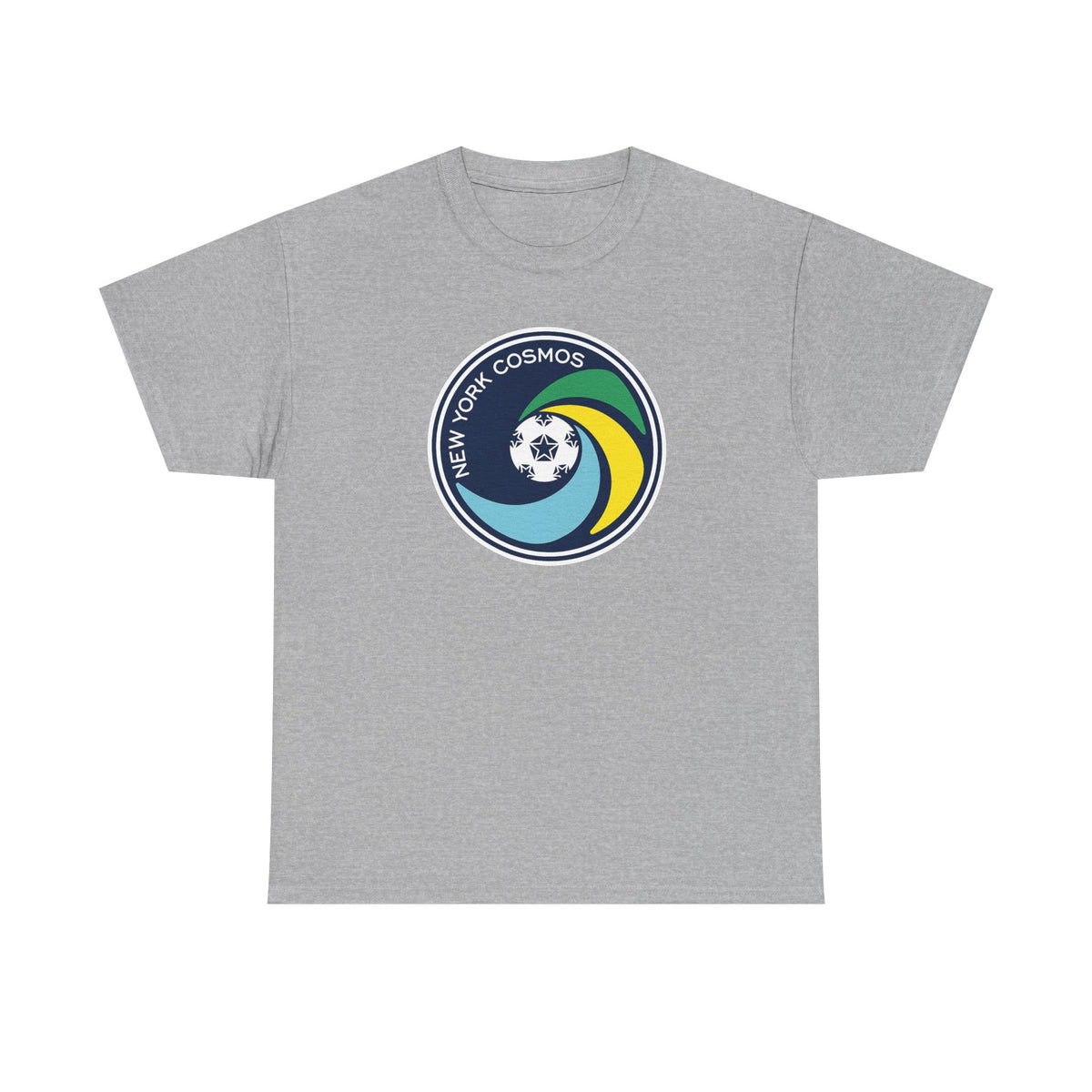 New York Cosmos Retro Logo Cotton T‑Shirt — Vintage Soccer Tee