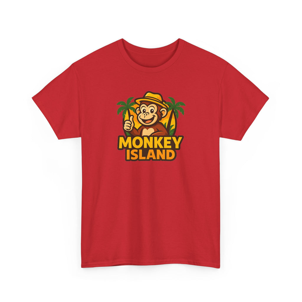 Monkey Island T-Shirt — Cute Tropical Monkey Logo Tee