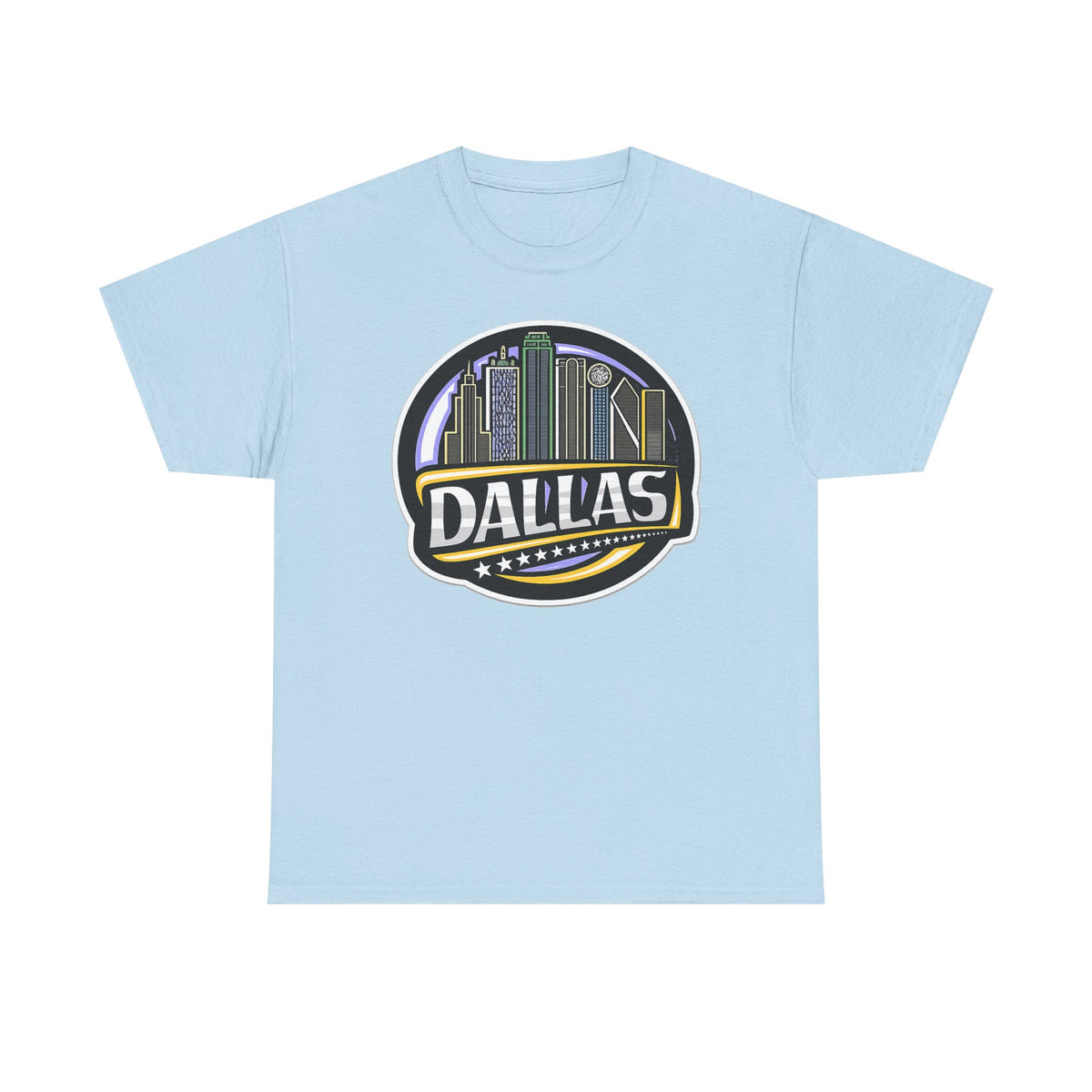 Dallas Skyline Tee — Vintage City Skyline Graphic T-Shirt