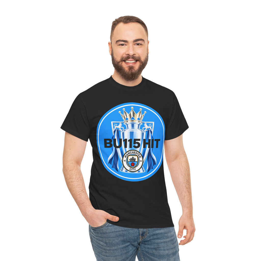 Manchester City 'BU115 HIT' Fan Cotton T-Shirt