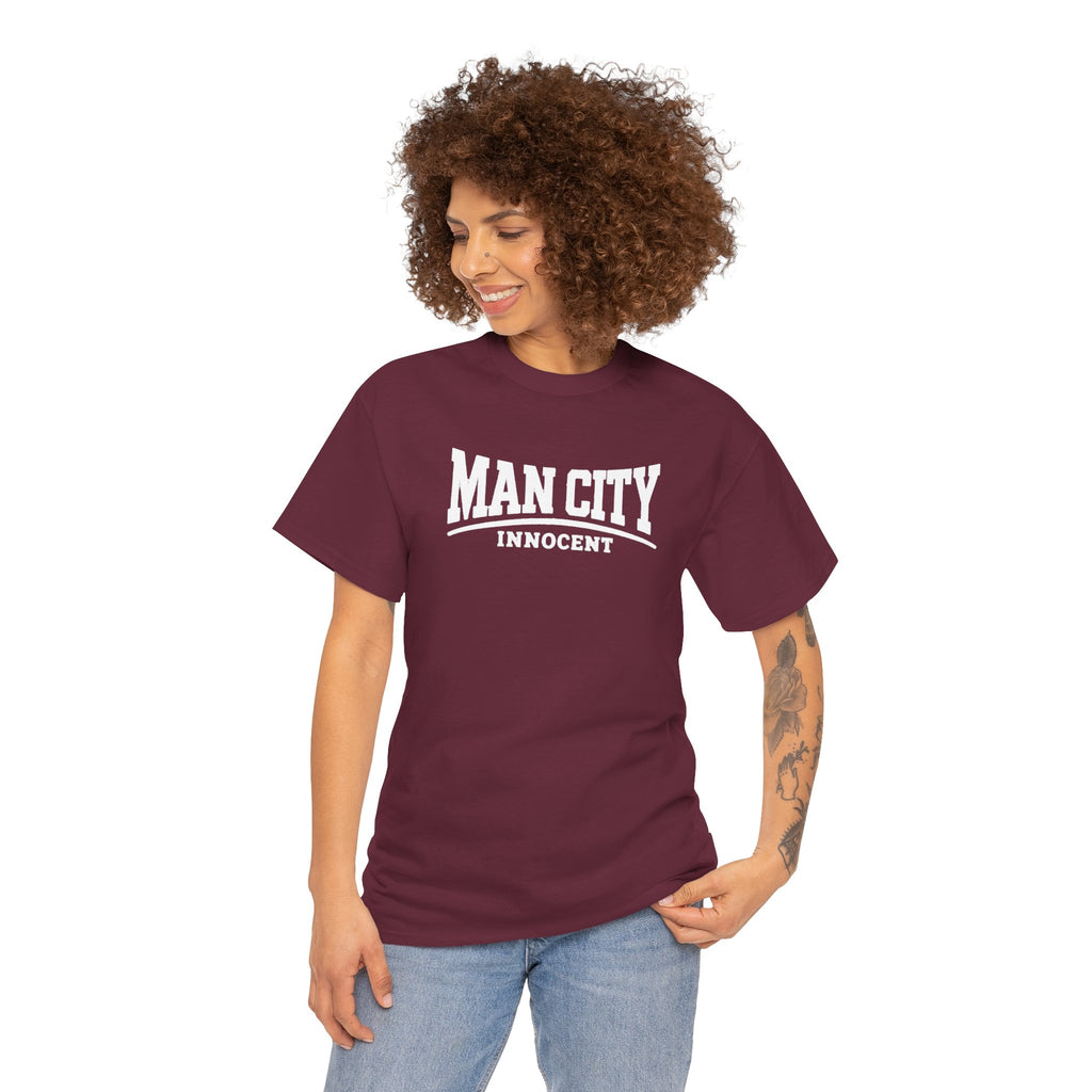 Man City Innocent Cotton T-Shirt / Tee - Vintage Sports Fan Shirt