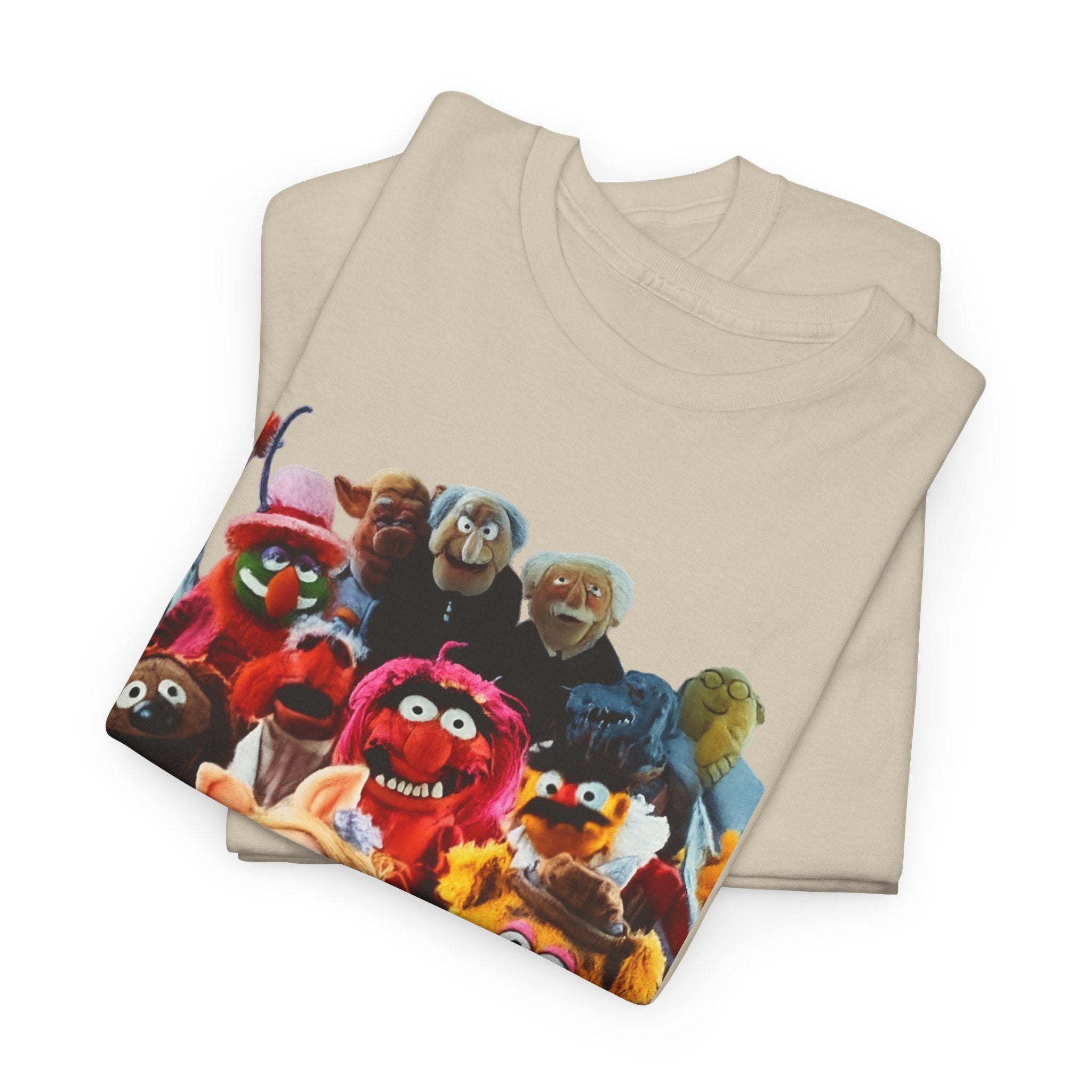 Muppets Puppet Ensemble Graphic Tee — Fun Family Cartoon Shirt