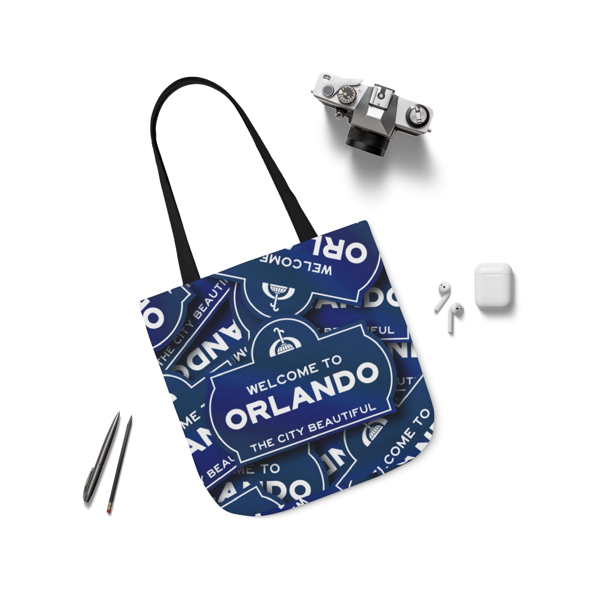 Orlando Welcome Sign Canvas Tote