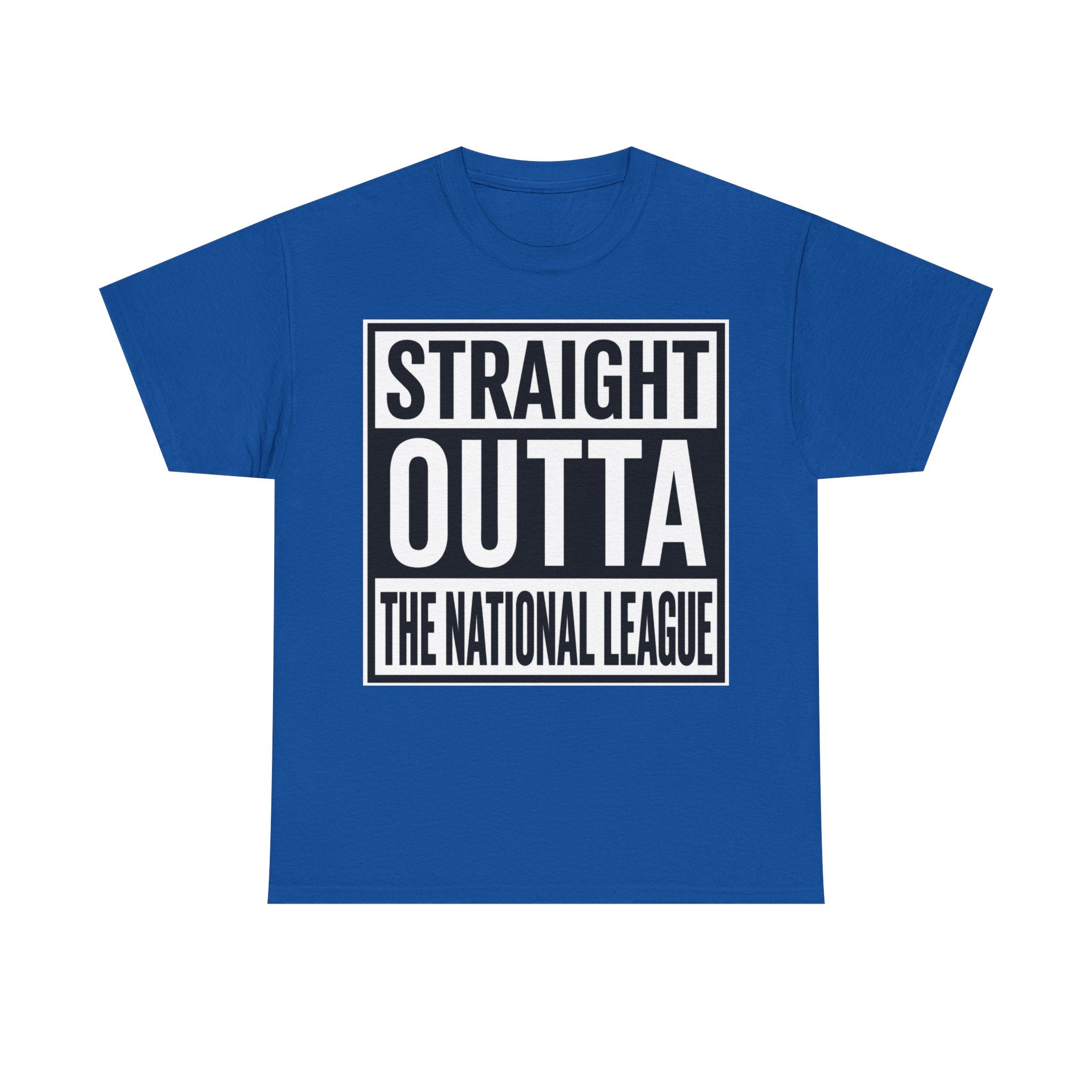 Straight Outta The National League T-Shirt – Football Fan Graphic Tee