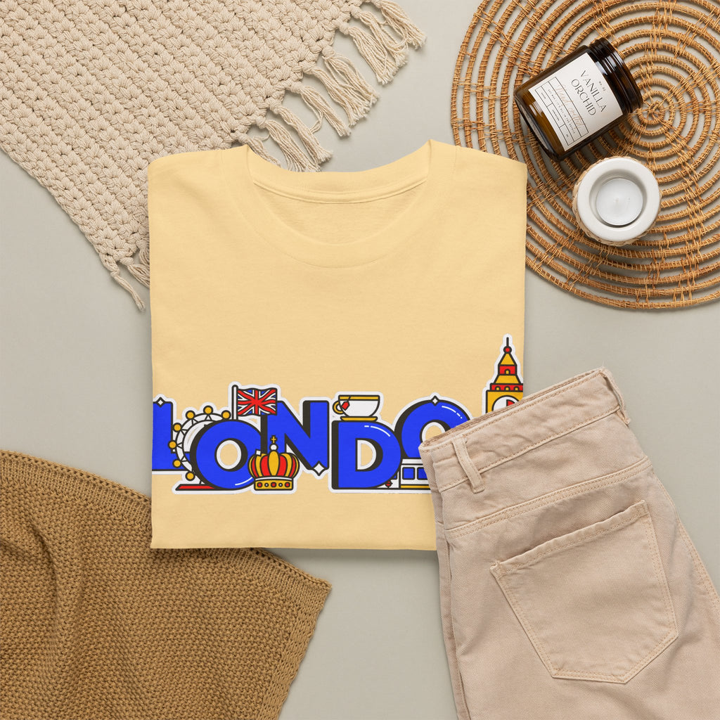 London Cityscape Tee — Illustrated London Landmarks Shirt