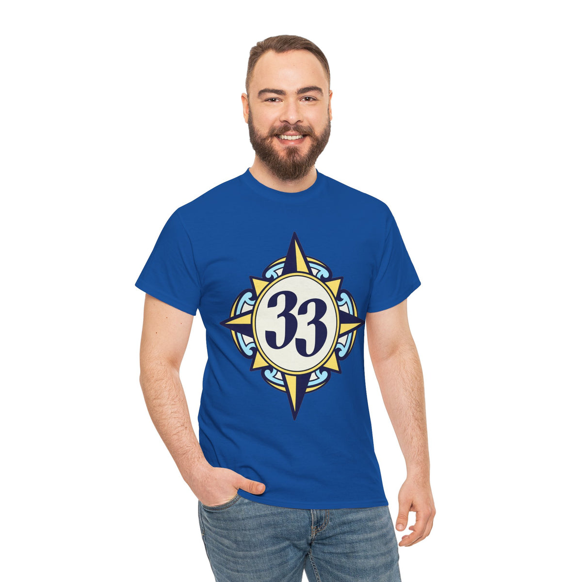 33 Compass Disney Inspired Tee - Nautical Retro Compass Graphic T-Shirt