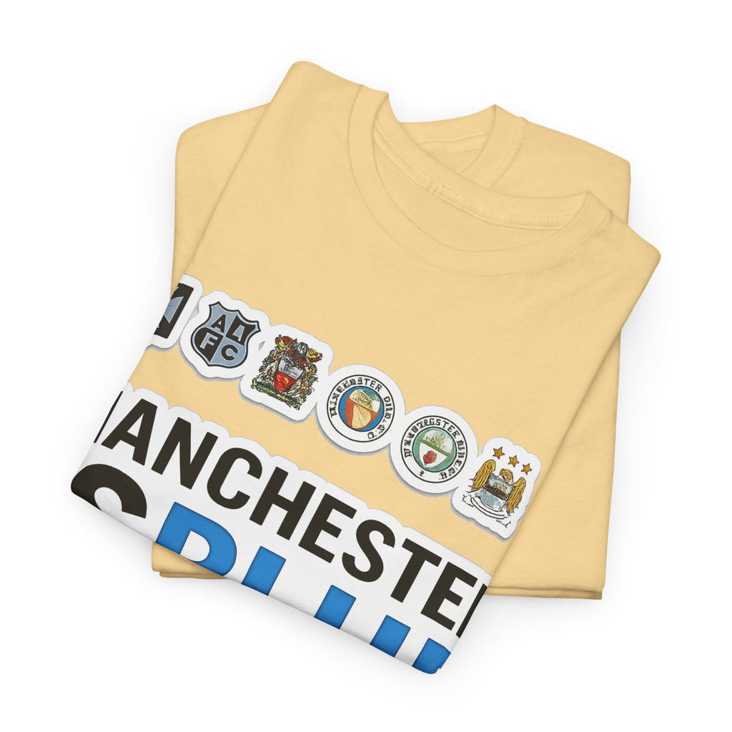 Manchester Is Blue Tee — Manchester City Supporter T-Shirt