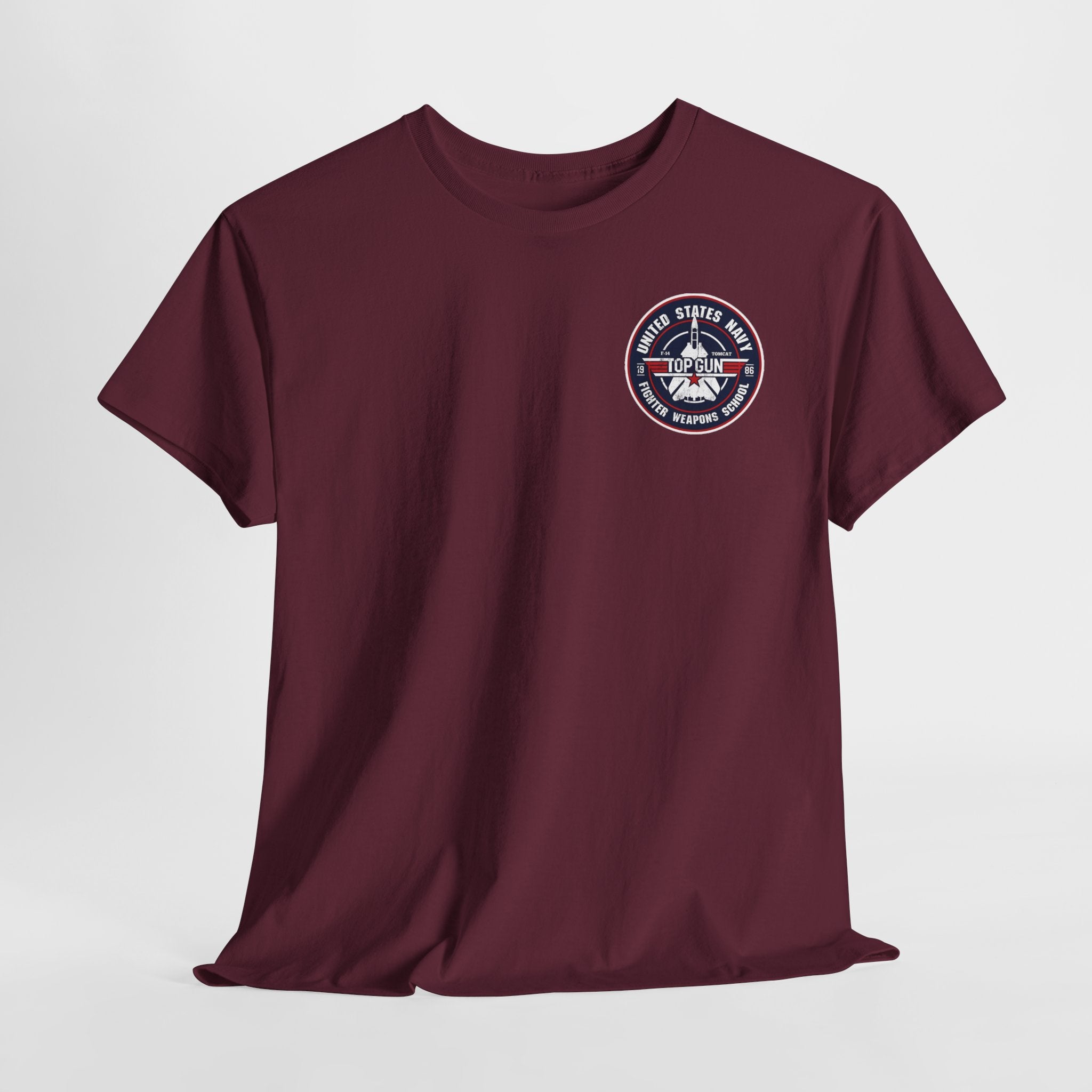 US Navy Top Gun School T-Shirt — 'High Speed' Vintage Cotton T-Shirt