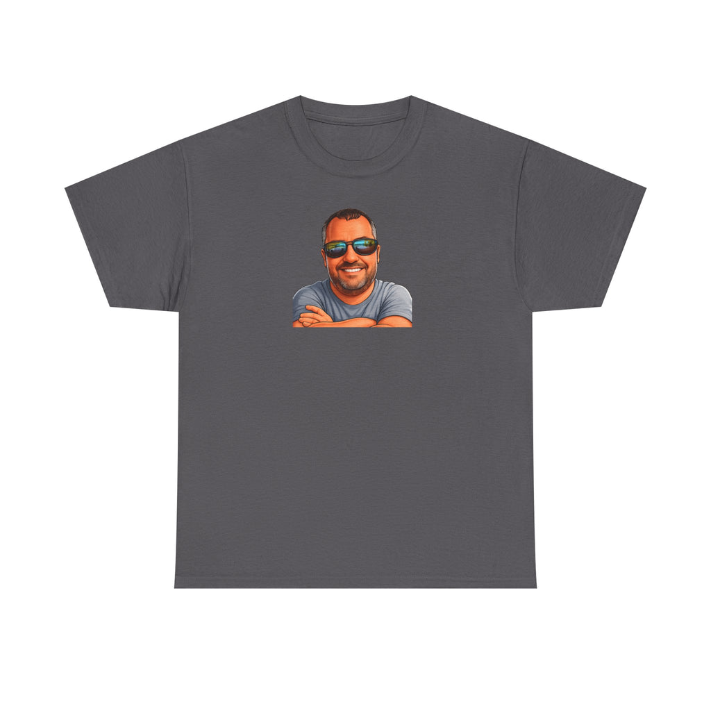 T-Shirt — "Mama Always Said Life Is Like A Box Of Chocolates" Graphic Tee (Funny Retro Portrait)