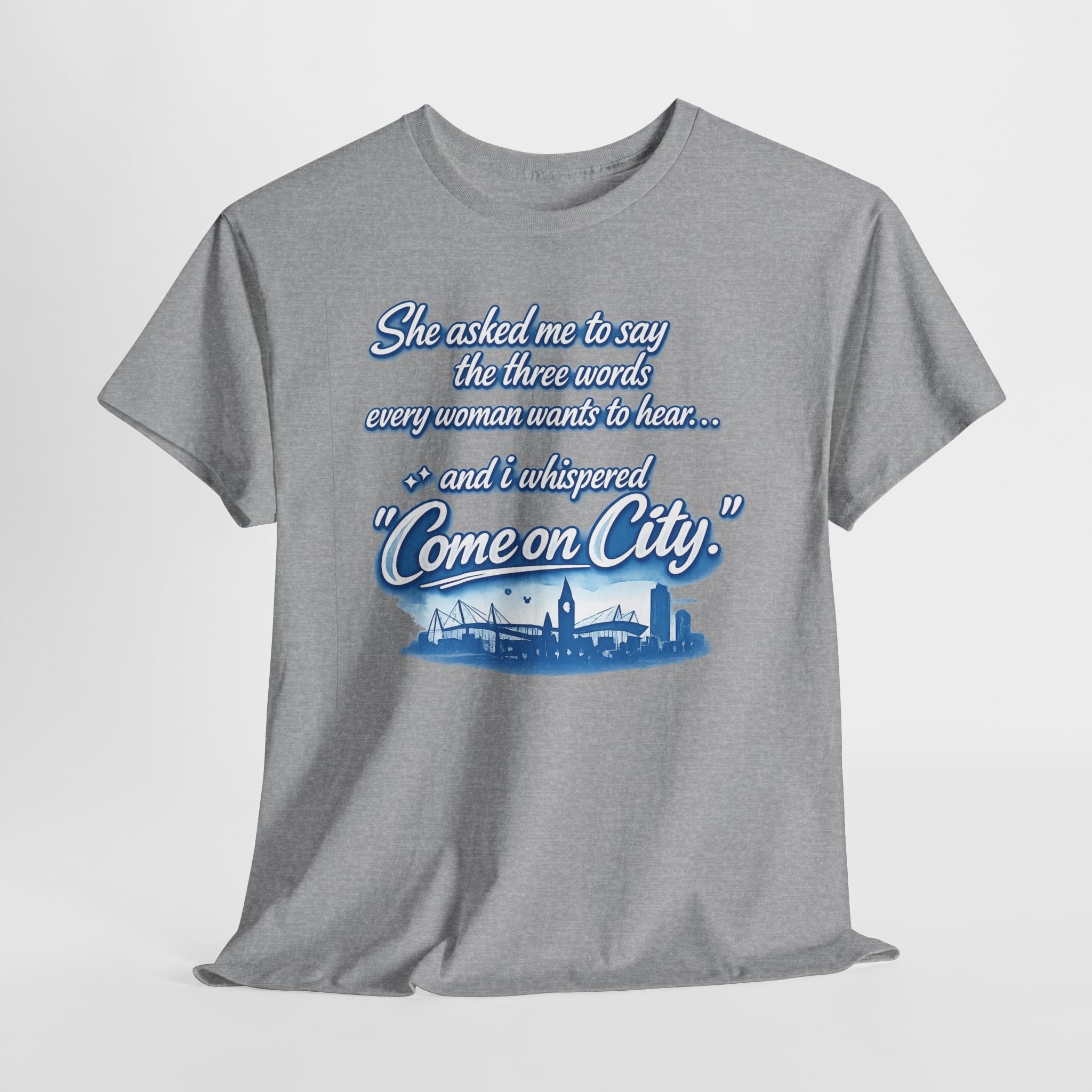 Come on City Skyline Tee — Retro Script Urban Pride T‑Shirt
