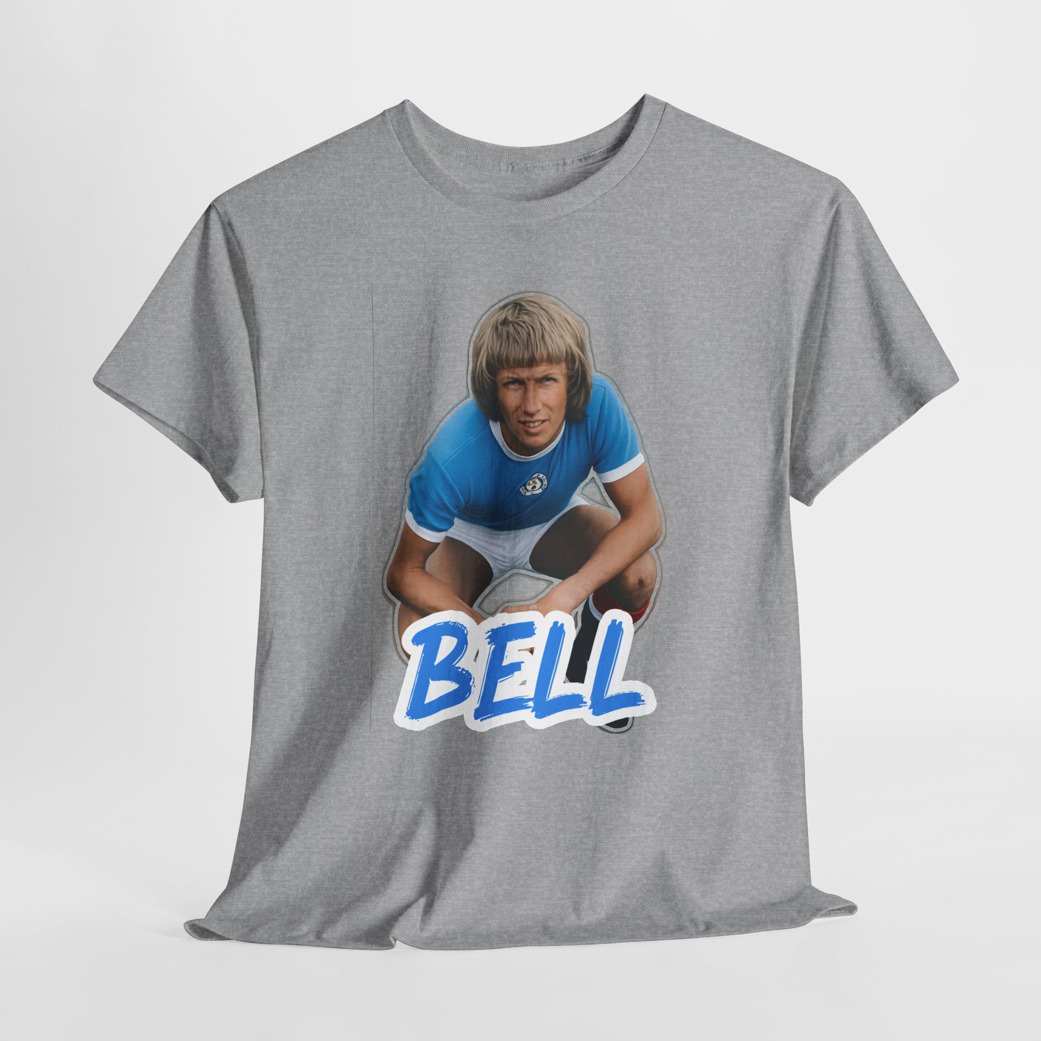Colin Bell Manchester City Legend Retro Soccer Tee — Vintage Player Graphic T-Shirt