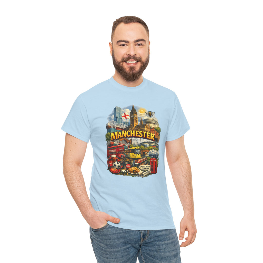 Manchester Skyline Collage T-Shirt