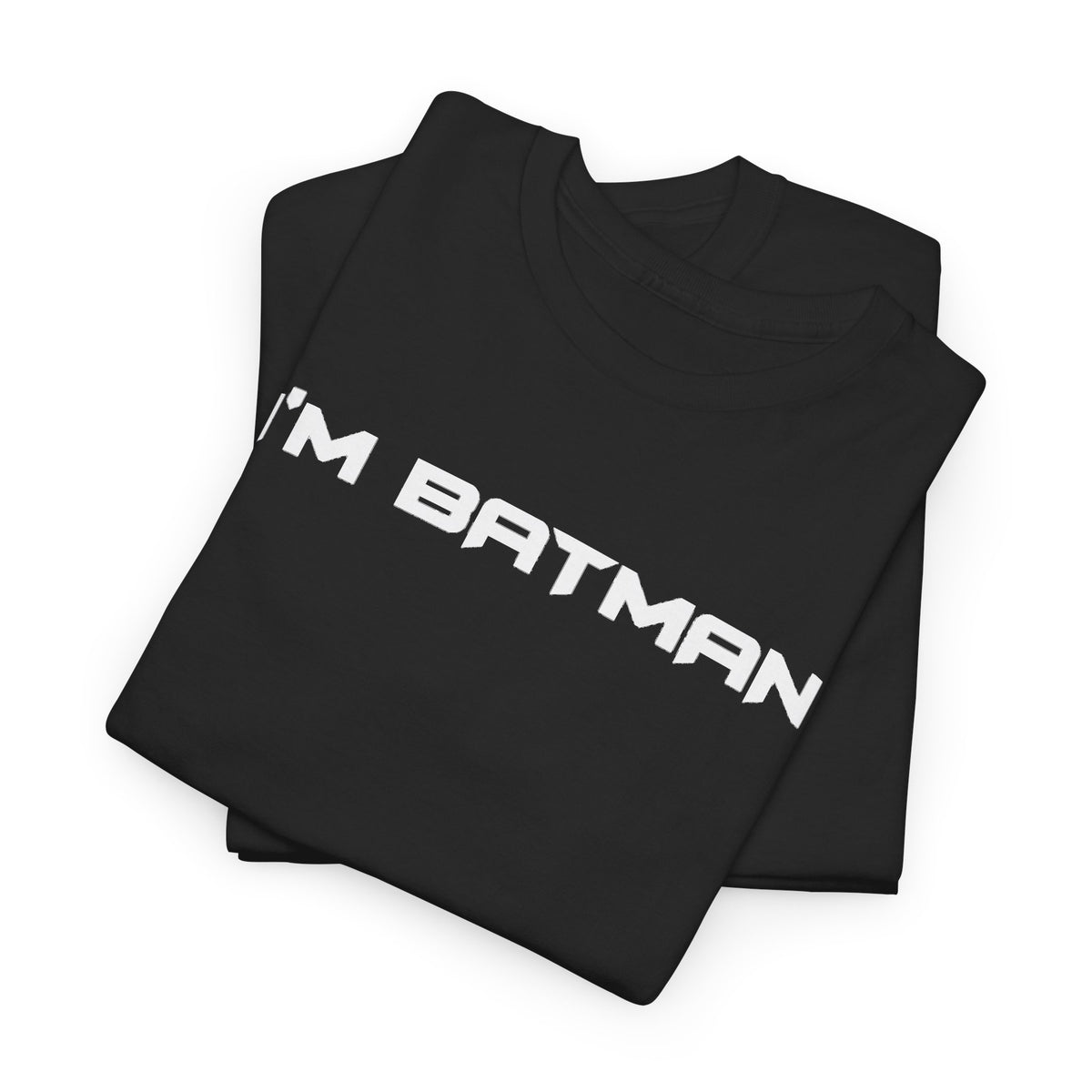 I'm Batman T-Shirt — Minimal Bat Logos Back Graphic Tee