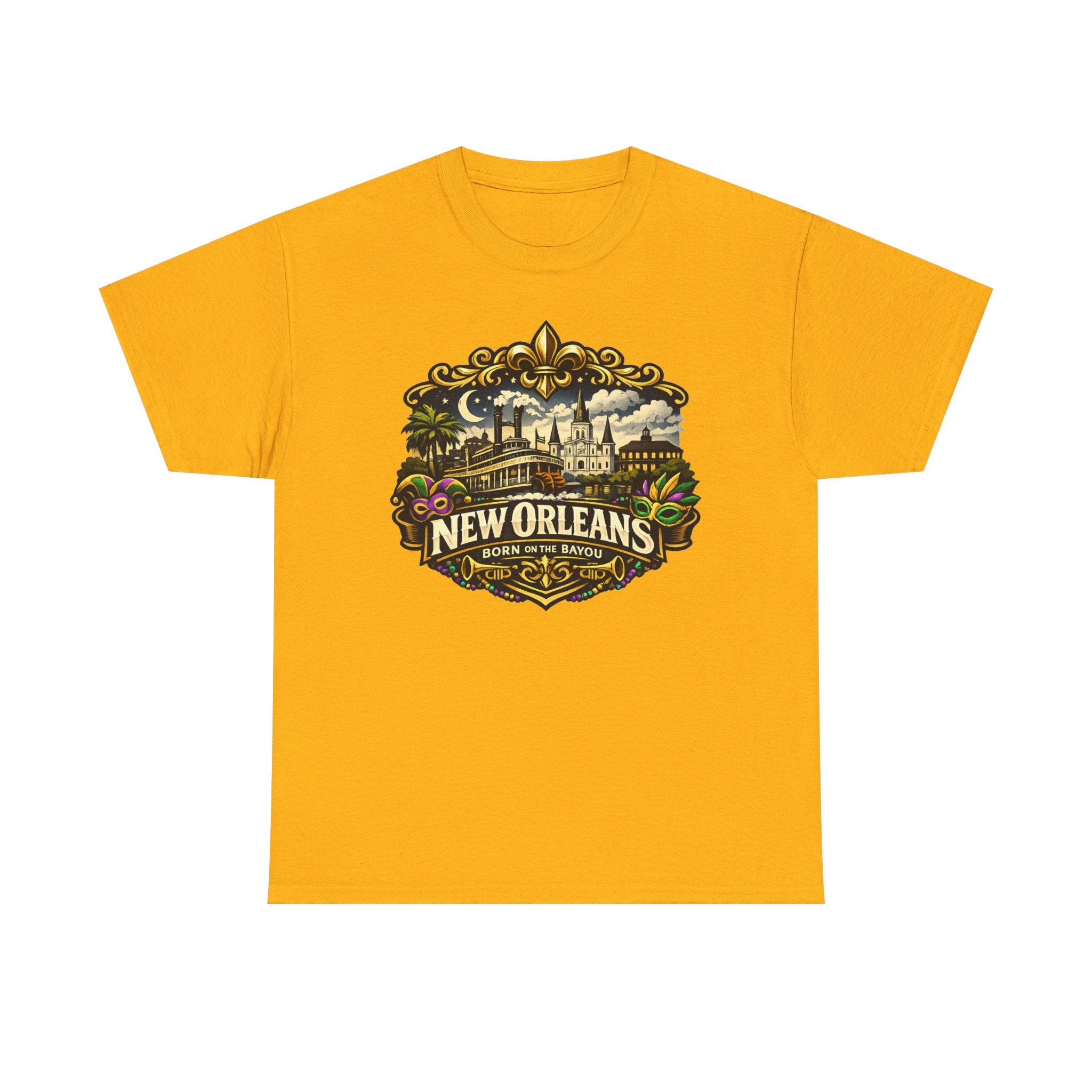 New Orleans Vintage Badge Tee — Crescent City Souvenir T-Shirt