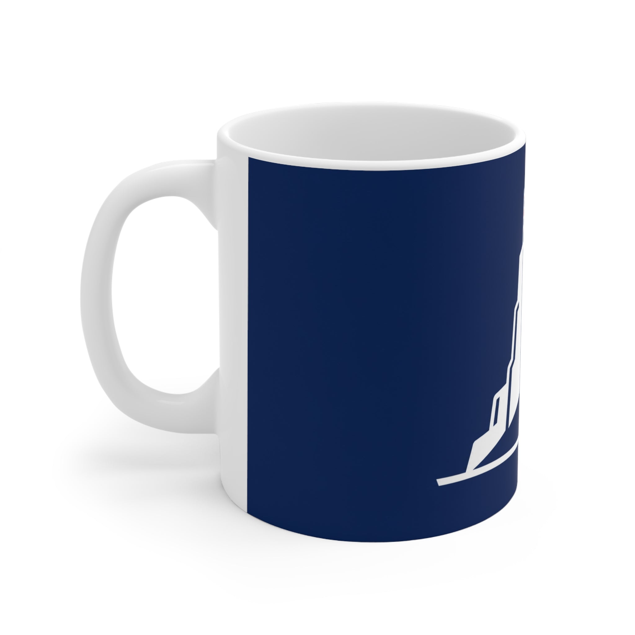 Navy Gibraltar Crest Ceramic Mug – Lion & Union Jack Coffee Cup (11oz/15oz)