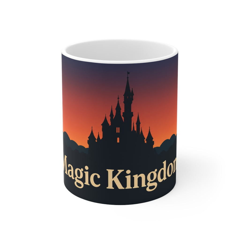 Magic Kingdom Sunset Ceramic Coffee Mug — 11oz & 15oz