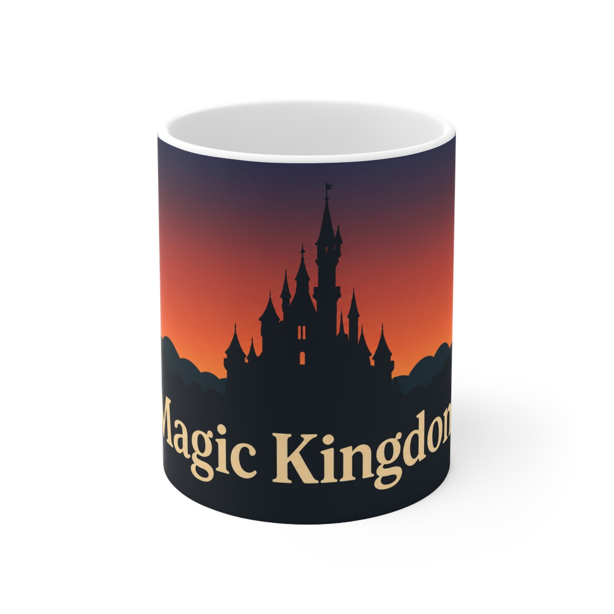Magic Kingdom Sunset Ceramic Coffee Mug — 11oz & 15oz