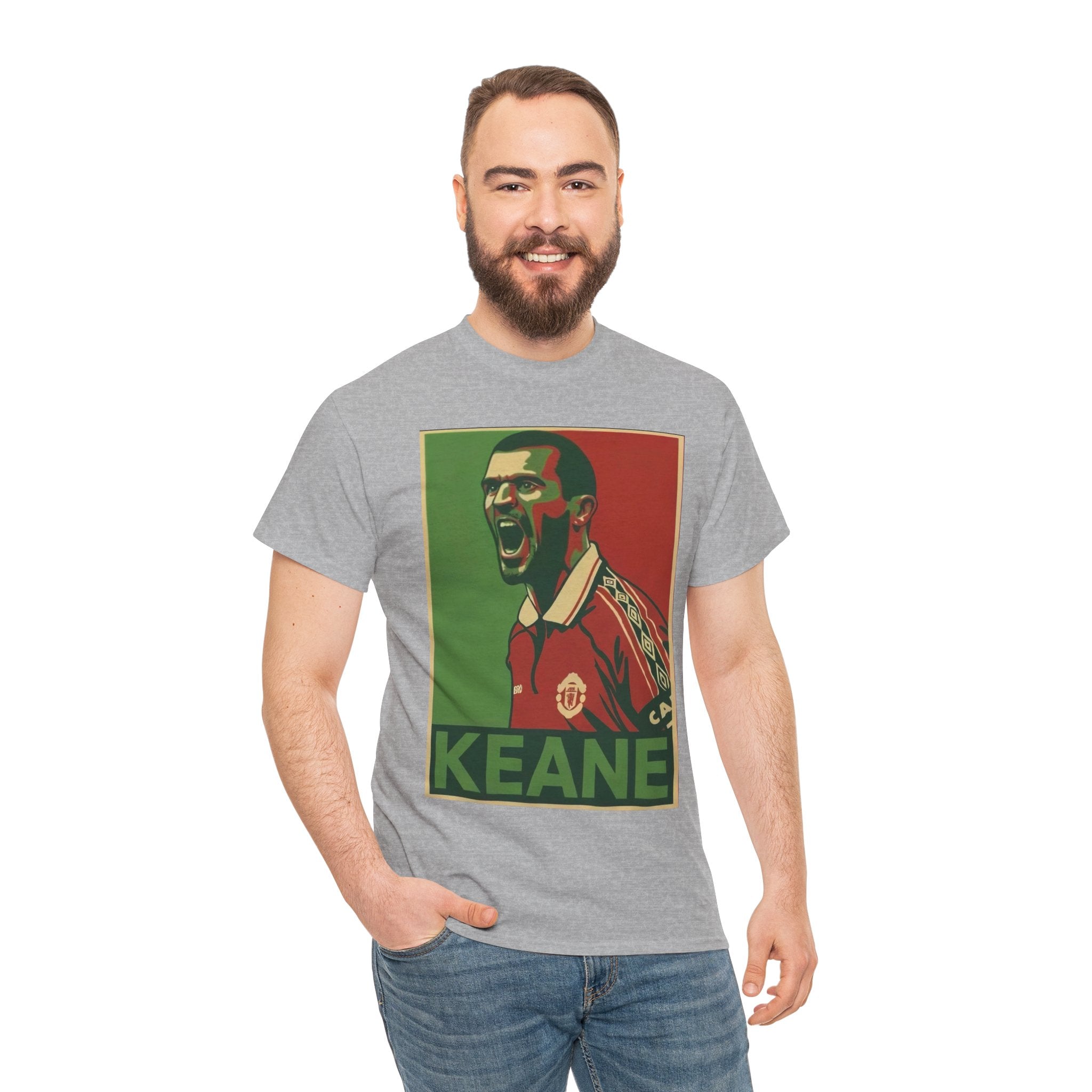 Roy Keane Manchester United Legend Retro Football Tee