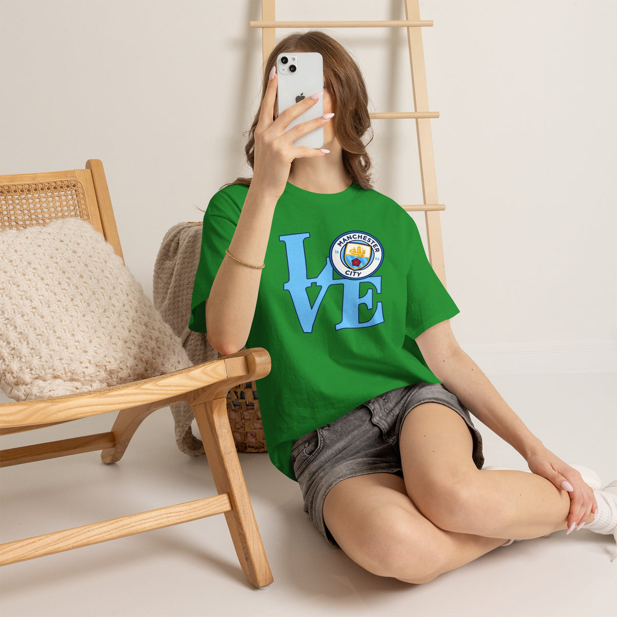 Manchester City LOVE Cotton T-Shirt