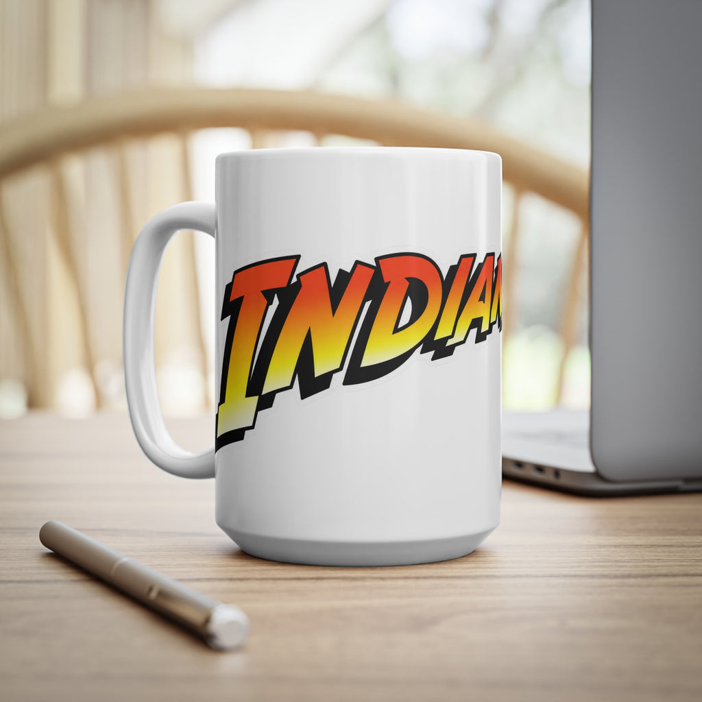 Indiana Jones Retro Movie-Style Ceramic Coffee Mug (11oz & 15oz)