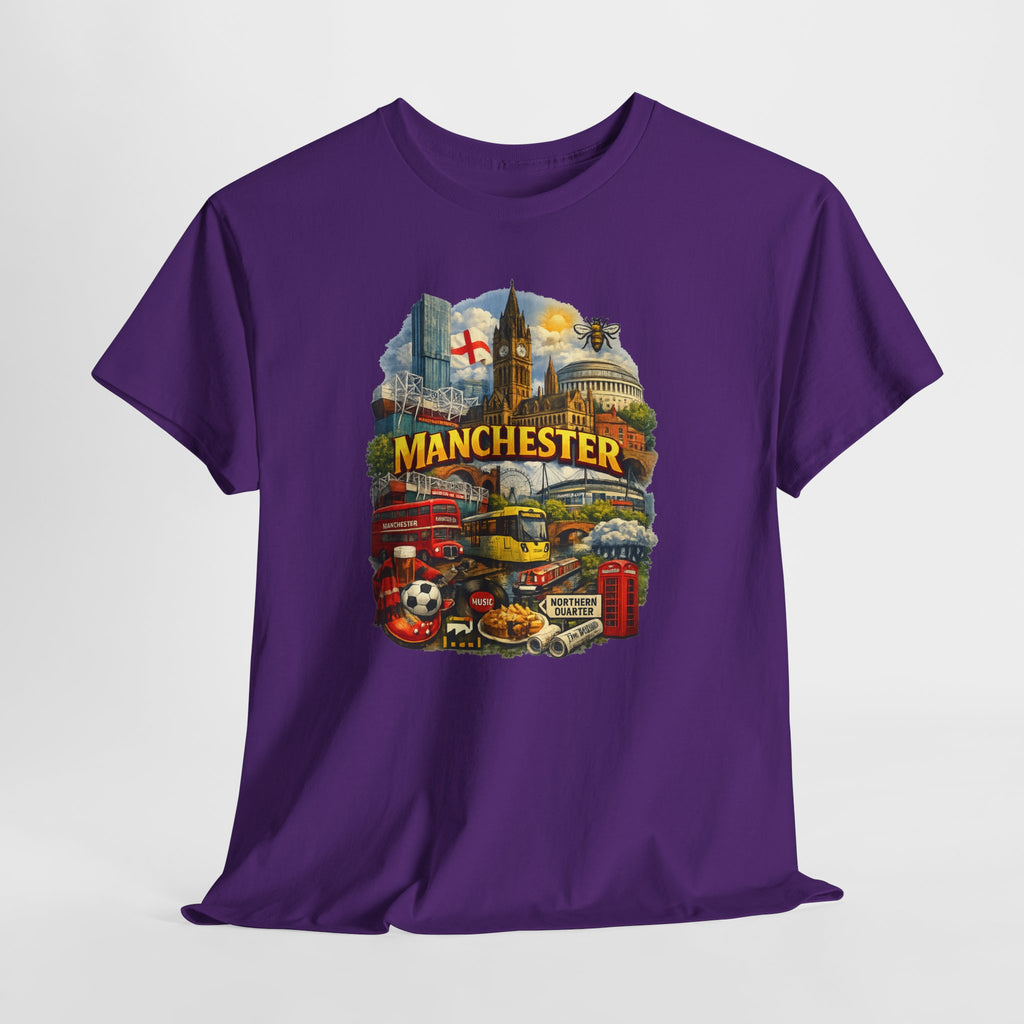 Manchester Skyline Collage T-Shirt