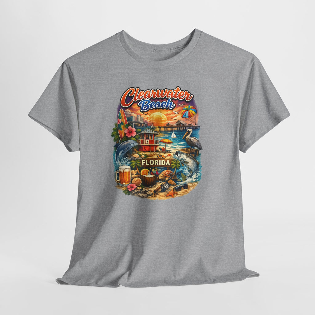 Clearwater Beach Florida Vintage Vacation T-Shirt