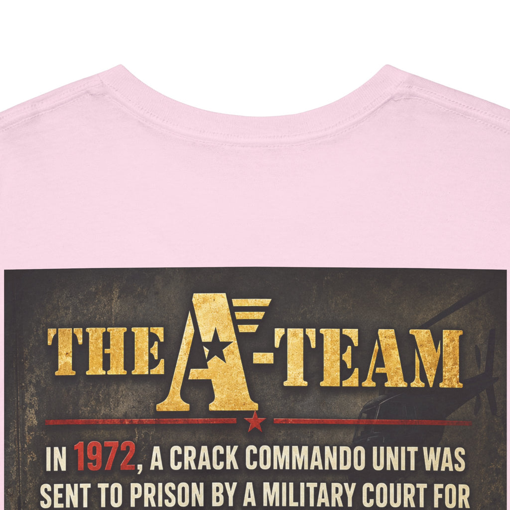 A-Team Graphic Tee — Retro TV Series Logo & Character Poster T-Shirt