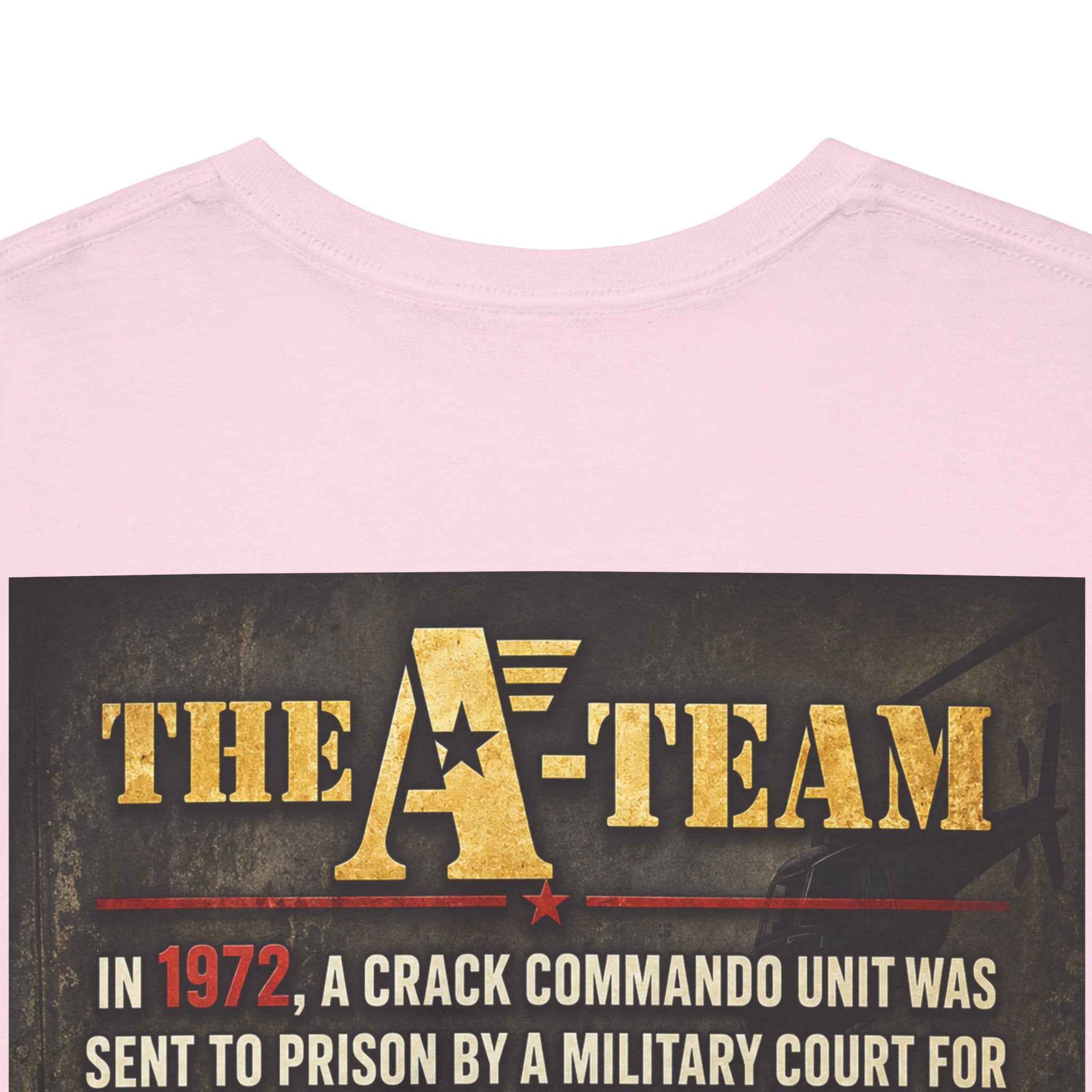 A-Team Graphic Tee — Retro TV Series Logo & Character Poster T-Shirt