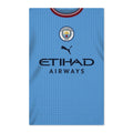 Manchester City Football Waffle Tea Towel — Double-Sided Soccer Kitchen Towel