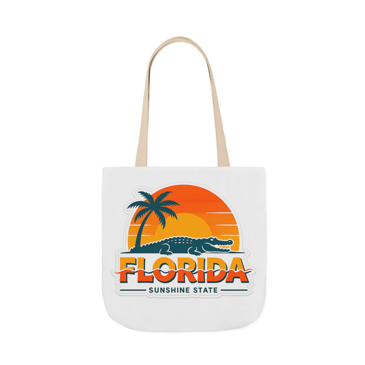 Florida Sunshine State Canvas Tote