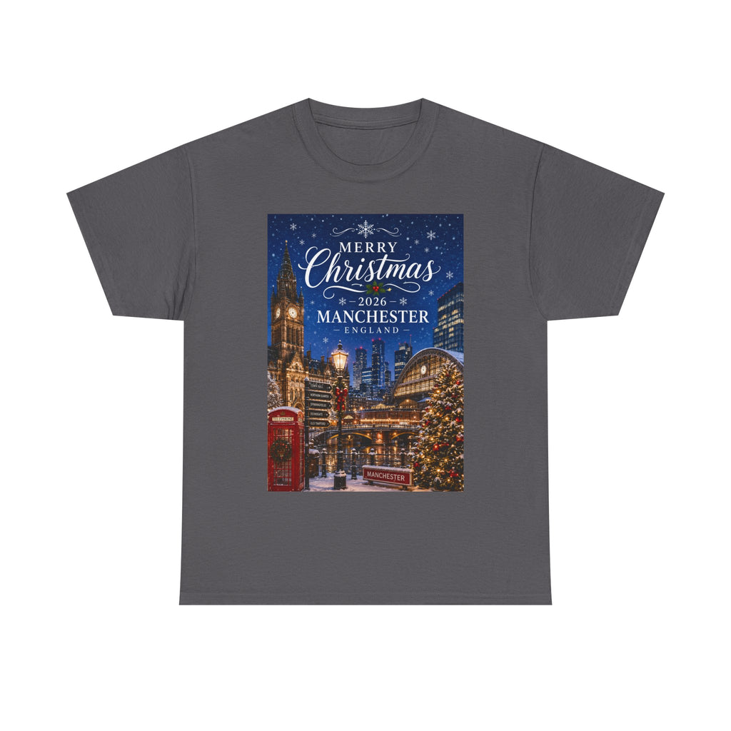 Manchester Christmas Tee — Merry Christmas 2026 Holiday T‑Shirt