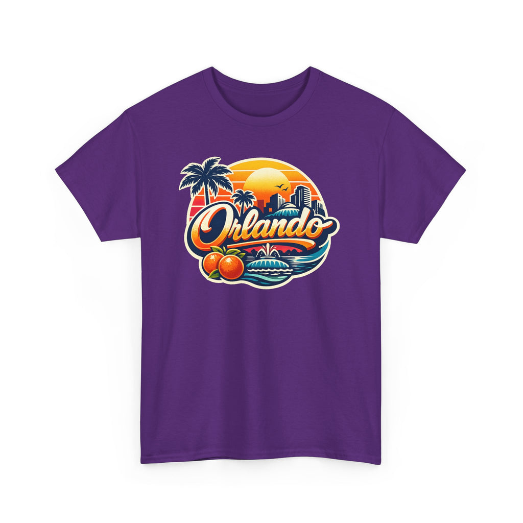 Orlando Retro Sunset T-Shirt — Vintage Florida Vacation Tee