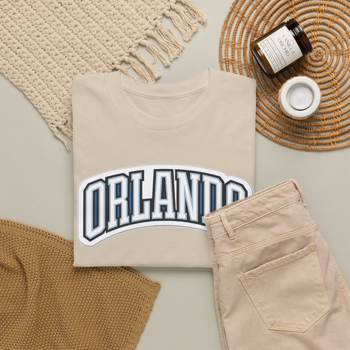 Orlando Arch Tee — City Vintage Style T‑Shirt