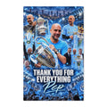 Pep Guardiola Tribute Tea Towel — "Thank You For Everything Pep" Soccer Fan Gift