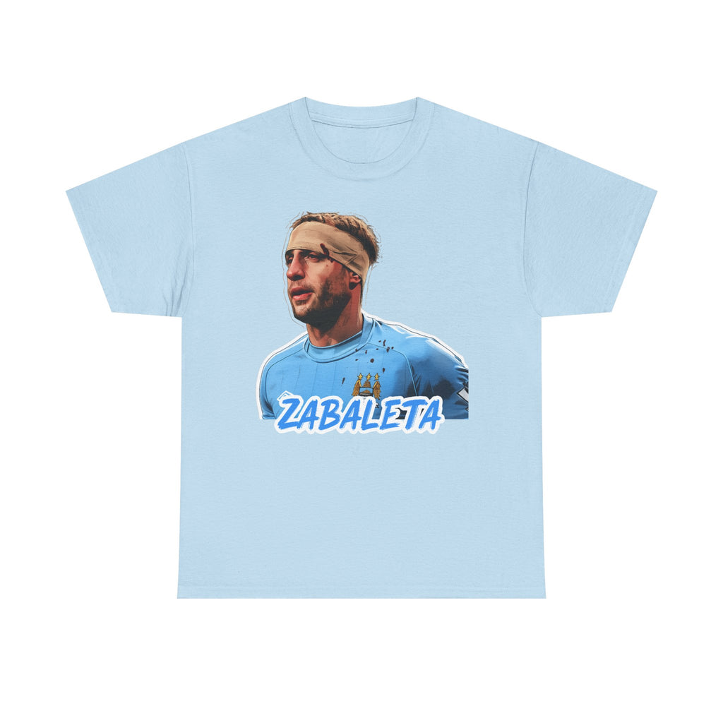 Zabaleta Manchester City Fan Tee — Retro Player Portrait Soccer T‑Shirt