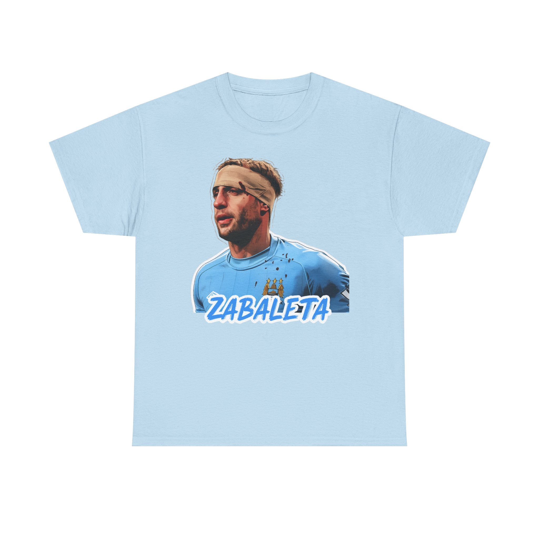 Zabaleta Manchester City Fan Tee — Retro Player Portrait Soccer T‑Shirt