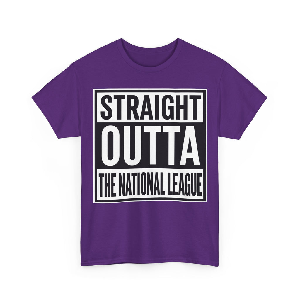 Straight Outta The National League T-Shirt – Football Fan Graphic Tee